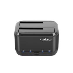 Stacja dokująca HDD/SSD Natec Kangaroo Dual SATA 2.5" + 3.5" USB 3.0 + zasilacz