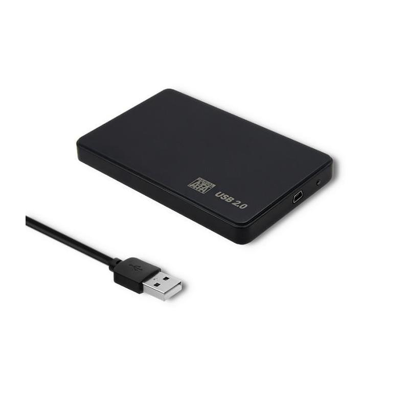 Obudowa Qoltec na dysk HDD/SSD 2.5" SATA3 | USB 2.0 | Czarna