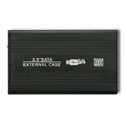 Obudowa/kieszeń Qoltec do dysków HDD/SSD 2.5" SATA3 | USB 2.0 | Czarny