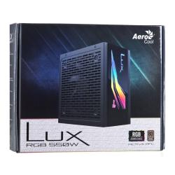 Zasilacz Aerocool LUX AEROPGSLUXRGB-550 (550 W 120 mm)