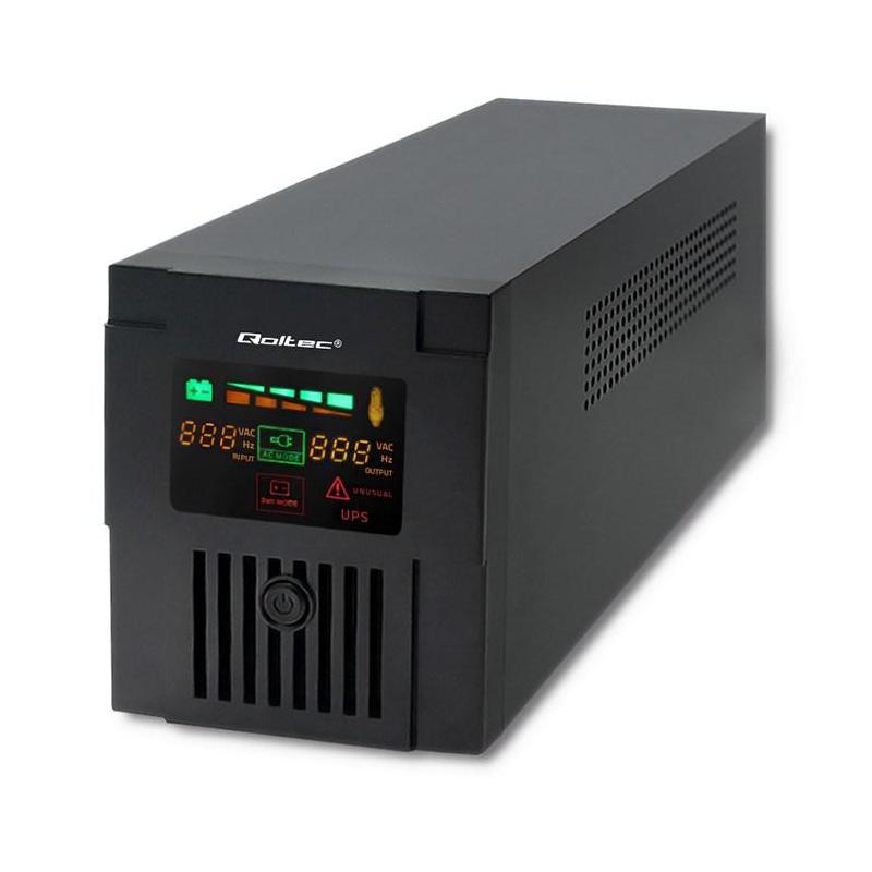 Zasilacz UPS Qoltec Monolith 53953 (TWR 1000VA)