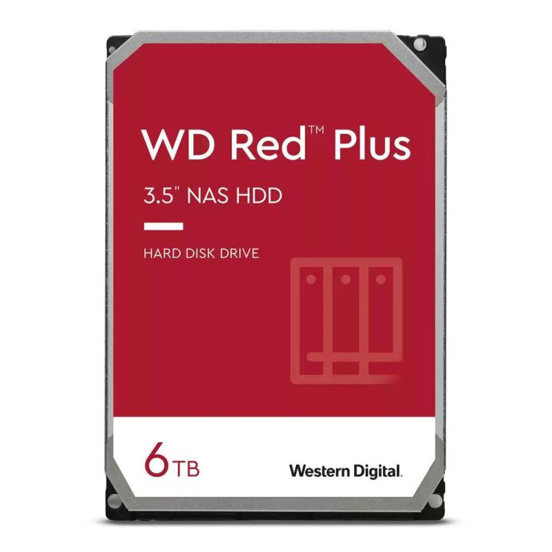 Dysk WD Red™ Plus WD60EFPX 6TB 3,5" 256MB SATA III