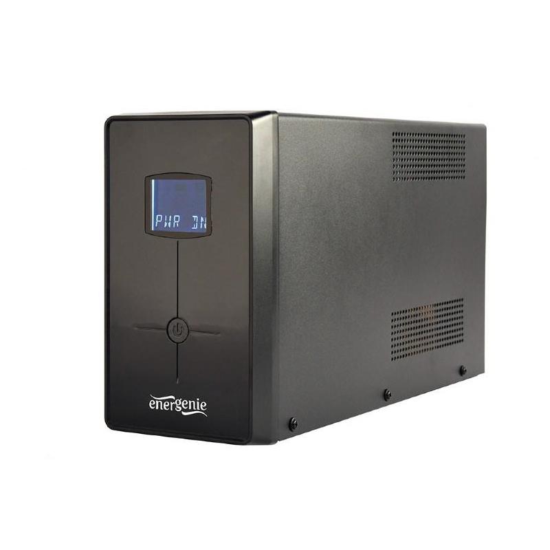 ENERGENIE ZASILACZ AWARYJNY UPS AVR 2000VA LCD, 3X C13, 2X SCHUKO, USB, RJ45