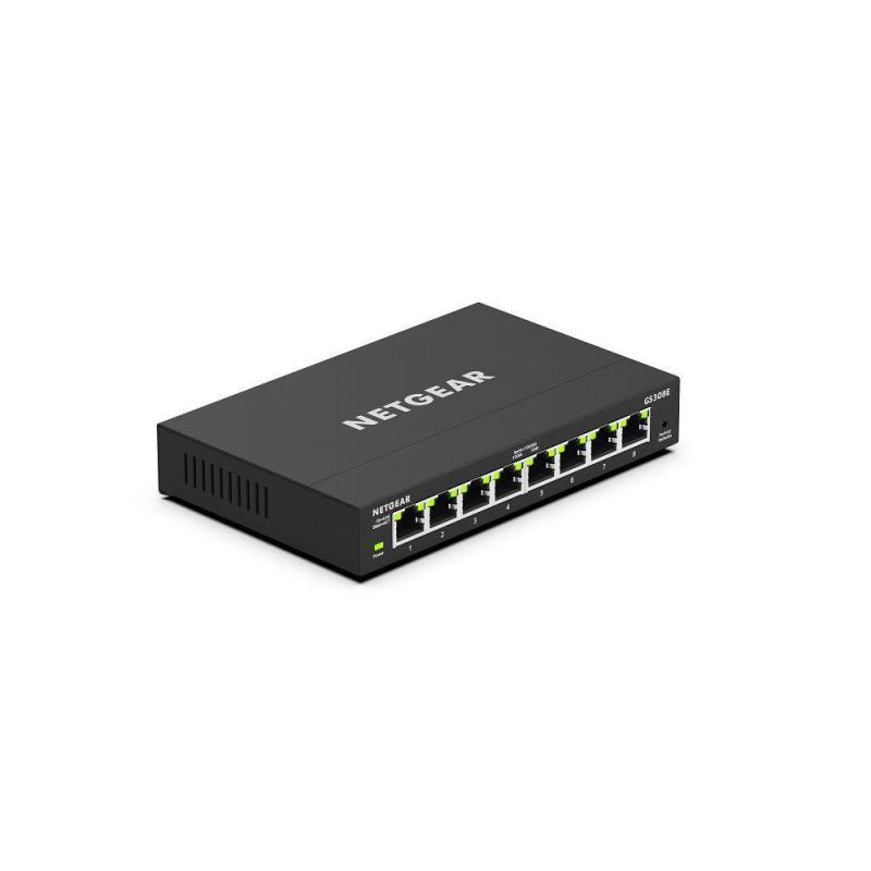 Switch zarządzalny Netgear GS308E 8x 10/100/1000 RJ45 Smart Managed