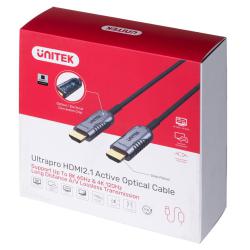 UNITEK KABEL HDMI OPTYCZNY 2.1 AOC,8K, 4K120HZ,15M