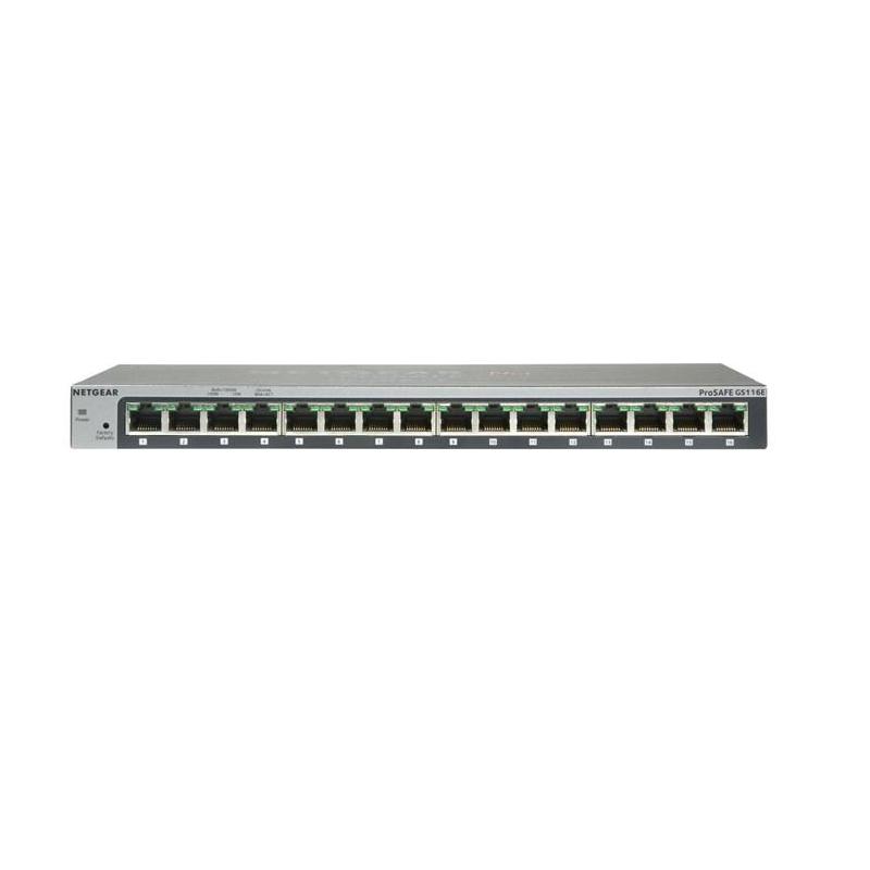 Switch NETGEAR GS116GE (16x 10/100/1000Mbps)