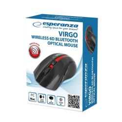 ESPERANZA MYSZ BLUETOOTH 6D VIRGO CZERWONA EM129R