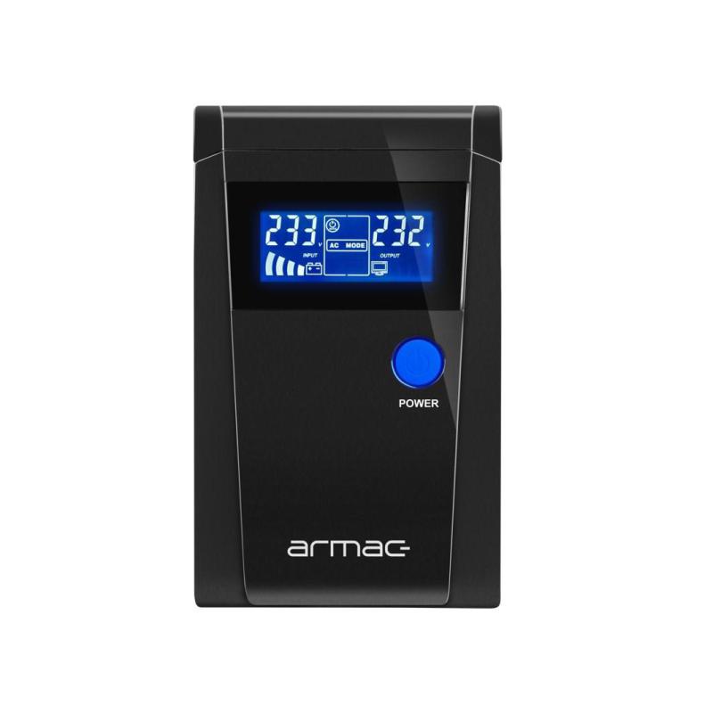 UPS ARMAC OFFICE LINE-INT 650VA LCD 2X230V O650EPSW