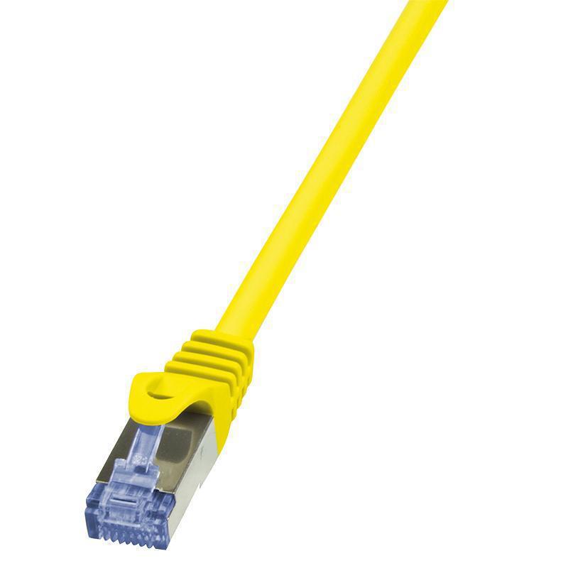 Patchcord LogiLink CQ3047S Cat.6A S/FTP 1,5m żółty