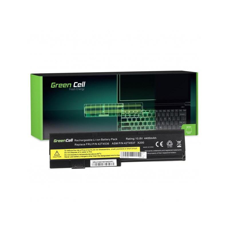 GREEN CELL BATERIA LE16 42T4650 DO LENOVO THINKPAD X200 X201 X200S X201I 4400 MAH 10.8V