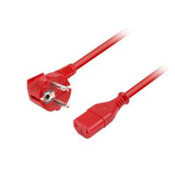 Kabel zasilający Armac CEE 7/7 - IEC 320 C13 1,8m czerwony