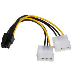 Kabel adapter Akyga AK-CA-13 2x Molex (M) - PCI-Express...