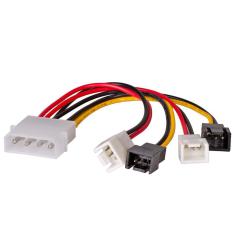 Kabel adapter Akyga AK-CA-34 Molex (M) - 2x 3-pin 12V +...