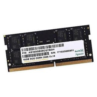 Pamięć SODIMM DDR4 Apacer 16GB (1x16GB) 2666MHz CL19 1,2V