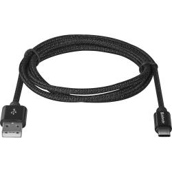 Kabel USB Defender AM-TYPE C 1m 2,1A czarny