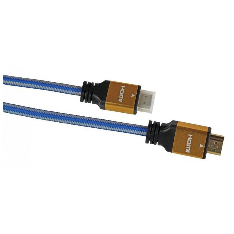 Kabel IBOX HD04 ULTRAHD 4K 1,5M V2.0 ITVFHD04 (HDMI M - HDMI M 1,5m kolor niebieski)