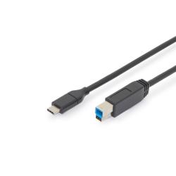 Kabel DIGITUS USB 3.0 SuperSpeed 5Gbps Typ USB C/B M/M...