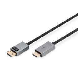 Kabel adapter DIGITUS PREMIUM DisplayPort - HDMI 4K 30Hz...