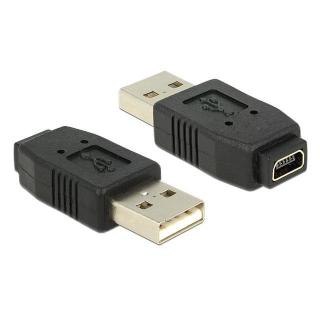 Adapter Delock USB-A (M) - mini USB (F)