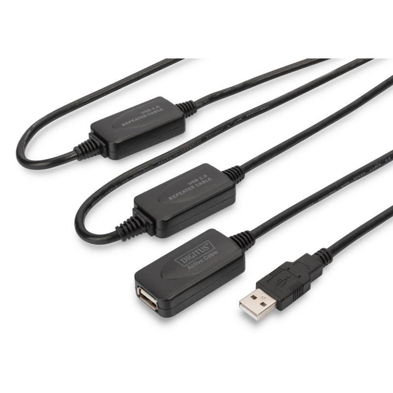 Kabel przedłużający aktywny DIGITUS DA-73103 USB 2.0 25m