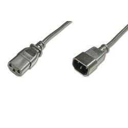 Kabel zasilający DIGITUS Typ IEC C14/IEC C13 M/Ż czarny 1.2m