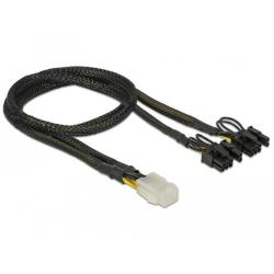 Kabel rozdzielacz zasilania Delock PCIe 6-pin - 2x PCIe...