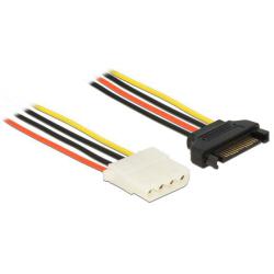 Kabel Delock SATA zasilający (M) - Molex (F) 0,2m