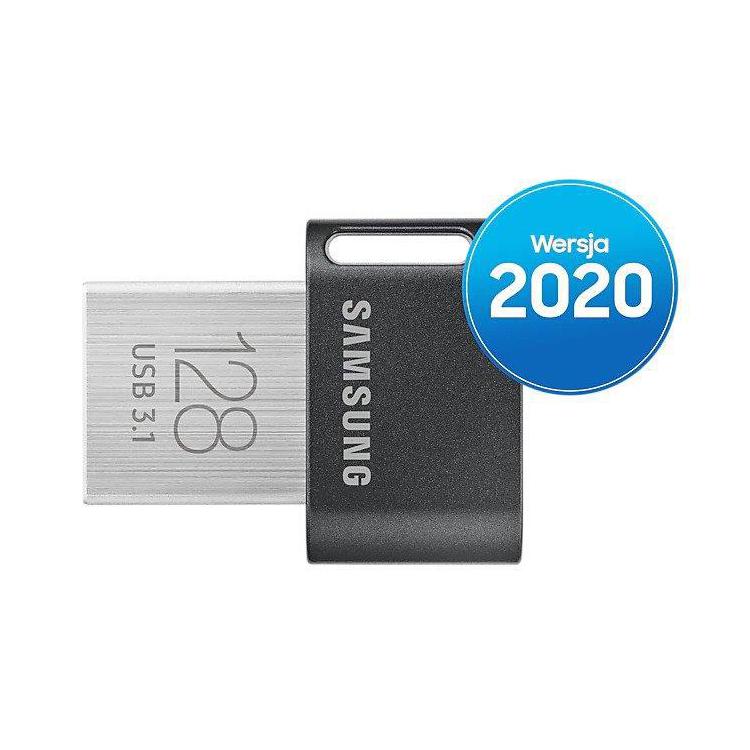 Pendrive Samsung FIT Plus 2020 128GB USB 3.1 Flash Drive 400 MB/s Black