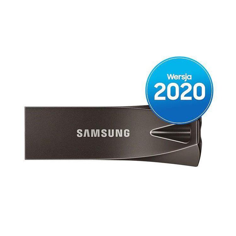 Pendrive Samsung BAR Plus 2020 128GB USB 3.1 Flash Drive 400 MB/s Titan Gray