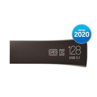 Pendrive Samsung BAR Plus 2020 128GB USB 3.1 Flash Drive 400 MB/s Titan Gray