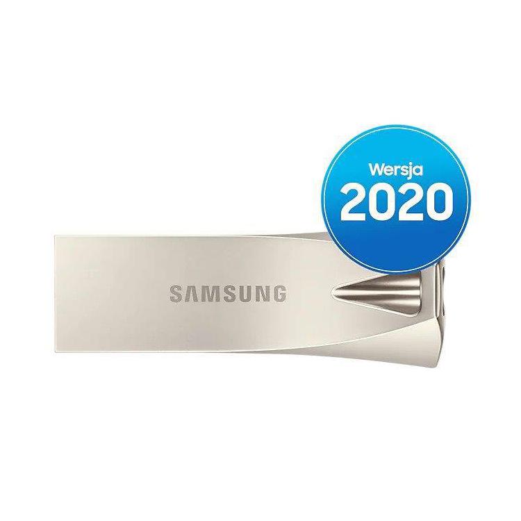 Pendrive Samsung BAR Plus 2020 128GB USB 3.1 Flash Drive 400 MB/s Champaign Silver