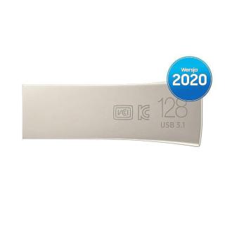 Pendrive Samsung BAR Plus 2020 128GB USB 3.1 Flash Drive 400 MB/s Champaign Silver