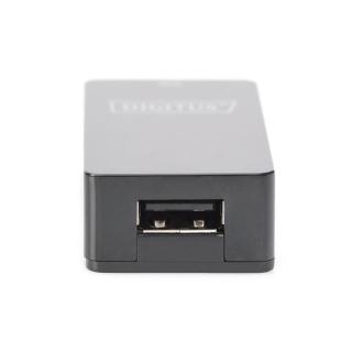 Przedłużacz/Extender USB 1.1 po skrętce Cat.5e/6 UTP/SFP do 45m, czarny, 20cm