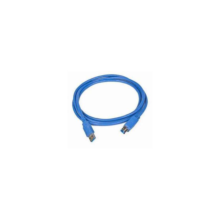 Kabel USB 3.0 typu AB AM-BM 1,8 niebieski