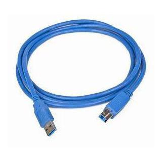 Kabel USB 3.0 typu AB AM-BM 3m niebieski