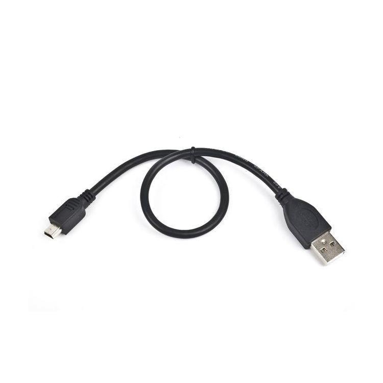 Kabel miniUSB 2.0 CANON 5pin 0.3m czarny