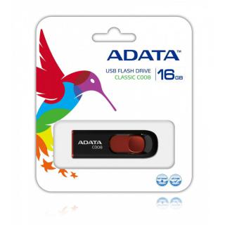 Pendrive DashDrive Classic C008 16GB USB2.0 czarno-czerwony