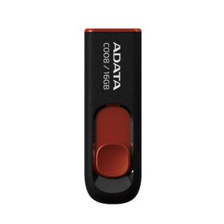 Pendrive DashDrive Classic C008 16GB USB2.0 czarno-czerwony