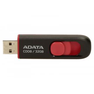 Pendrive DashDrive Classic C008 32GB USB2.0 czarno-czerwone