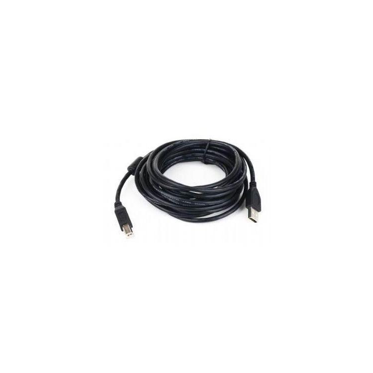 Kabel USB 2.0 typu AB AM-BM 3m FERRYT czarny