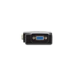 Mini Rozdzielacz/Splitter VGA 2-portowy, 350MHz 1080p 60Hz FHD