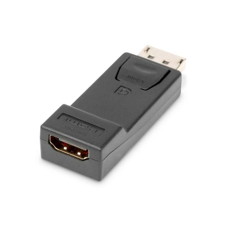 Adapter Displayport 1080p 60Hz FHD Typ DP/HDMI A M/Ż czarny