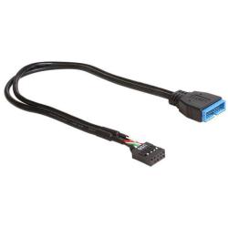 Przedłużacz USB Delock pinheader 9 pin(F) - pinheader 19...