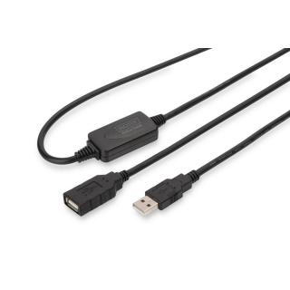 Kabel przedłużający USB 2.0 HighSpeed Typ USB A/USB A M/Ż...