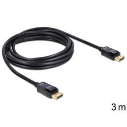 Kabel Delock DisplayPort M/M 3m gold