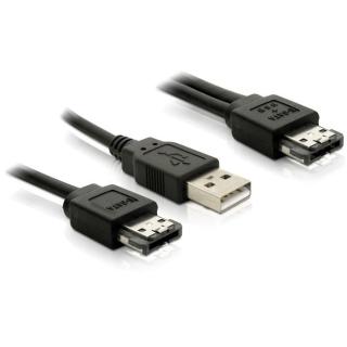 Kabel eSata Power(M)- eSata(M) + USB 1m