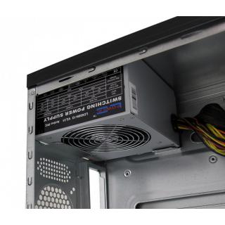 OBUDOWA CASE-PRO-925B MIDITOWER/2xUSB 2.0/1xUSB 3.0/CZARNA/HD-AUDIO/ 600W LC600H-12