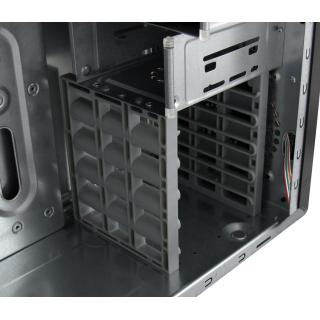 OBUDOWA CASE-PRO-925B MIDITOWER/2xUSB 2.0/1xUSB 3.0/CZARNA/HD-AUDIO/ 600W LC600H-12