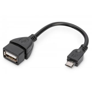 Kabel adapter USB 2.0 HighSpeed OTG Typ microUSB B/USB A...