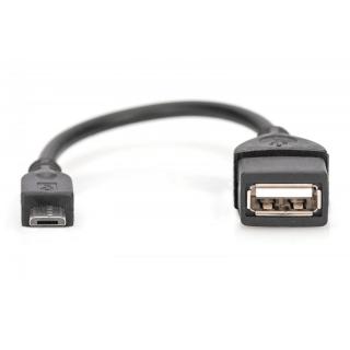 Kabel adapter USB 2.0 HighSpeed OTG Typ microUSB B/USB A...